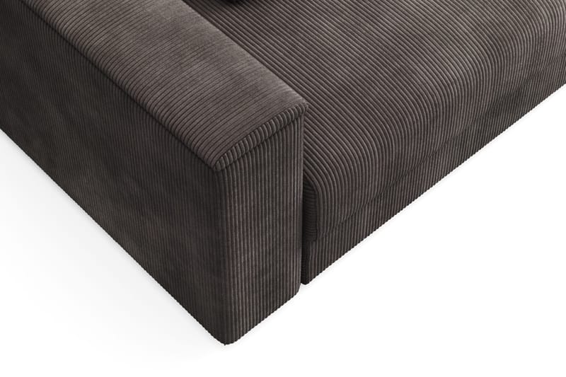 Bergen Extra Djup Framåtbäddad 3-sits Bäddsoffa med vändbar divan och förvaring i manchester - Brun - Products - Möbler - Soffa - Bäddsoffa - Bäddsoffa divan