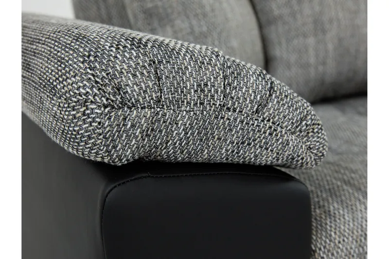 Camior Bäddsoffa med Divan 3-sits - Svart - Products - Möbler - Soffa - Bäddsoffa - Bäddsoffa divan