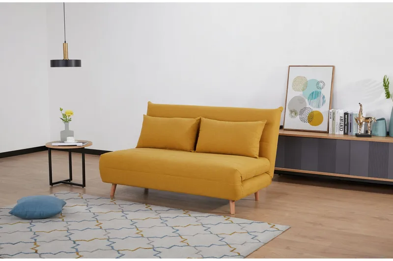 Clandulla Bäddsoffa, Curry/Natur