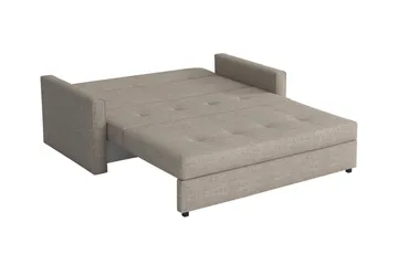 Denegal 2-sits liten bäddsoffa i Plysch - Grå - Products - Möbler - Soffa - Bäddsoffa - 2 sits bäddsoffa