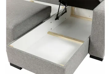 Denegal 3-sits Hörnbäddsoffa - Ljusgrå - Products - Möbler - Soffa - Bäddsoffa - Hörnbäddsoffa