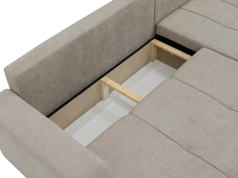 Flo Bäddsoffa med Divan 3-sits - Krämvit - Products - Möbler - Soffa - Bäddsoffa - Bäddsoffa divan