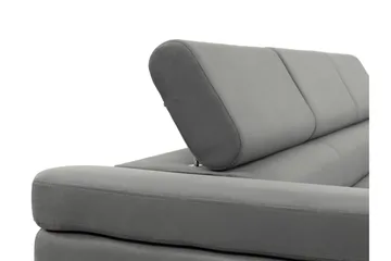 Gabina Bäddsoffa 3-sits i Konstläder - Grå - Products - Möbler - Soffa - Bäddsoffa - 3 sits bäddsoffa