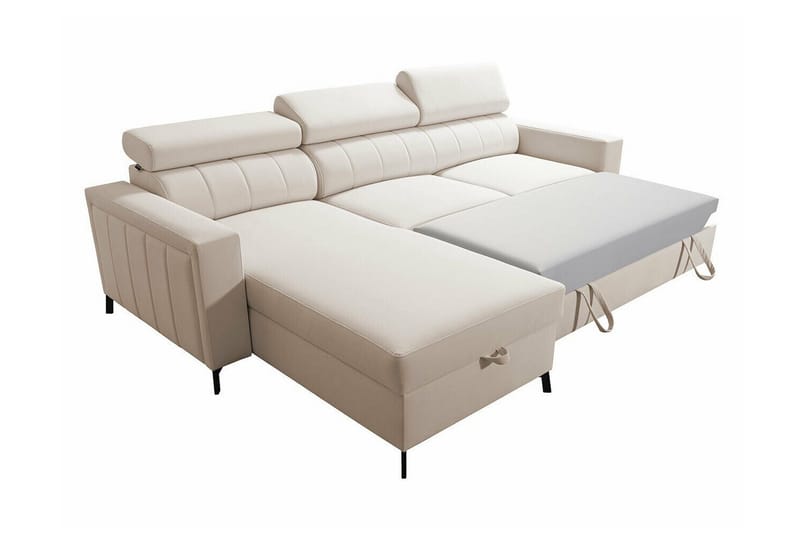 Galbally 3-sits Hörnbäddsoffa Pink - Products - Möbler - Soffa - Bäddsoffa - Hörnbäddsoffa