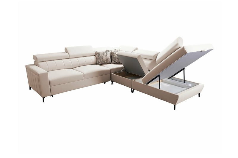 Galbally 4-sits Hörnbäddsoffa Dark blue - Products - Möbler - Soffa - Bäddsoffa - Hörnbäddsoffa