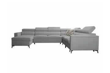 Galbally 5-sits Hörnbäddsoffa Light grey/Dark grey - Products - Möbler - Soffa - Bäddsoffa - Hörnbäddsoffa