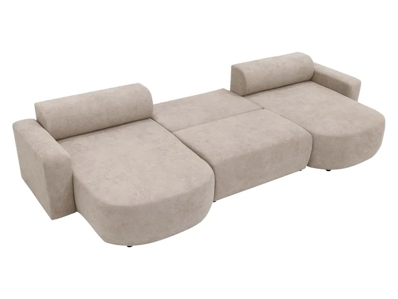 Hanish Bäddsoffa Dubbeldivan 5-sits - Beige - Products - Möbler - Soffa - Bäddsoffa - U bäddsoffa
