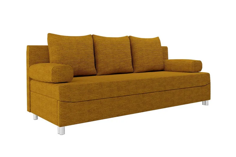 Kintore 2-sits Bäddsoffa Dark yellow