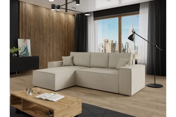 Knocklong 3-sits Hörnbäddsoffa - Ljusbrun - Products - Möbler - Soffa - Bäddsoffa - Hörnbäddsoffa