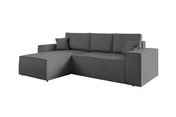 Knocklong 3-sits Hörnbäddsoffa - Mörkgrå - Products - Möbler - Soffa - Bäddsoffa - Hörnbäddsoffa