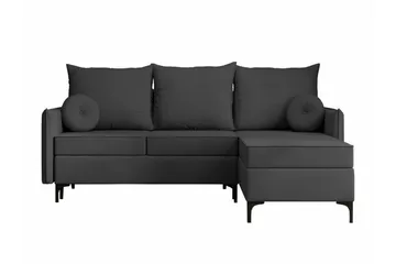 Knocklong 3-sits Hörnbäddsoffa - Mörkgrå - Products - Möbler - Soffa - Bäddsoffa - Hörnbäddsoffa