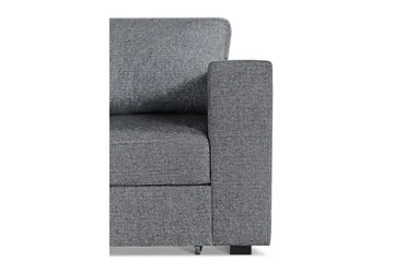 Leo Bäddsoffa 3-sits med Schäslong Vänster - Mellangrå - Products - Möbler - Soffa - Bäddsoffa - Bäddsoffa divan