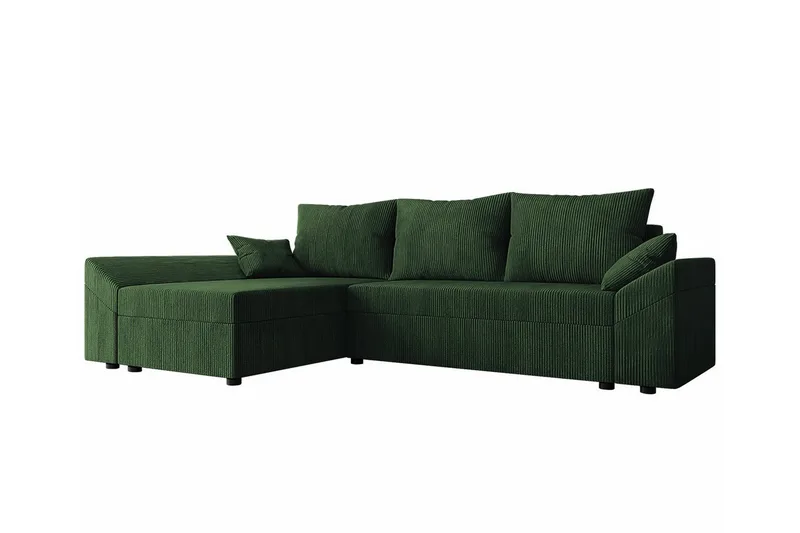 Midfeld 3-sits Hörnbäddsoffa Dark green