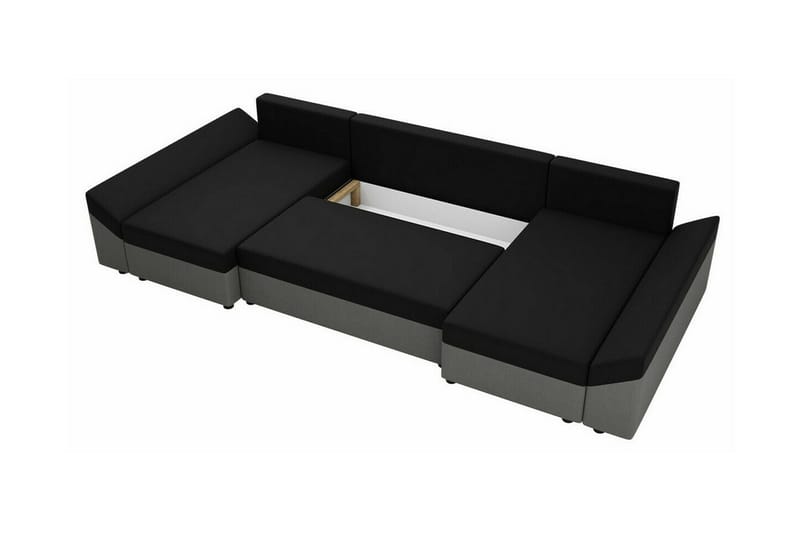 Midfeld 4-sits Hörnbäddsoffa Dark green - Products - Möbler - Soffa - Bäddsoffa - Bäddsoffa längsbäddad