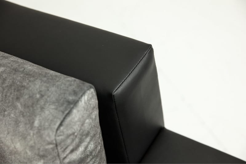 Naoma mini hörnsoffa - Rosa/Grå - Products - Möbler - Soffa - Bäddsoffa - Bäddsoffa divan