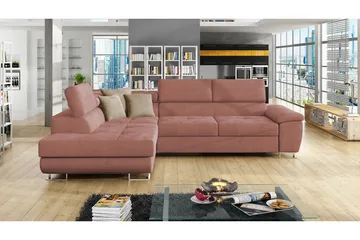 Reginia Bäddsoffa m. Schäslong L-formad - Products - Möbler - Soffa - Bäddsoffa - Bäddsoffa längsbäddad