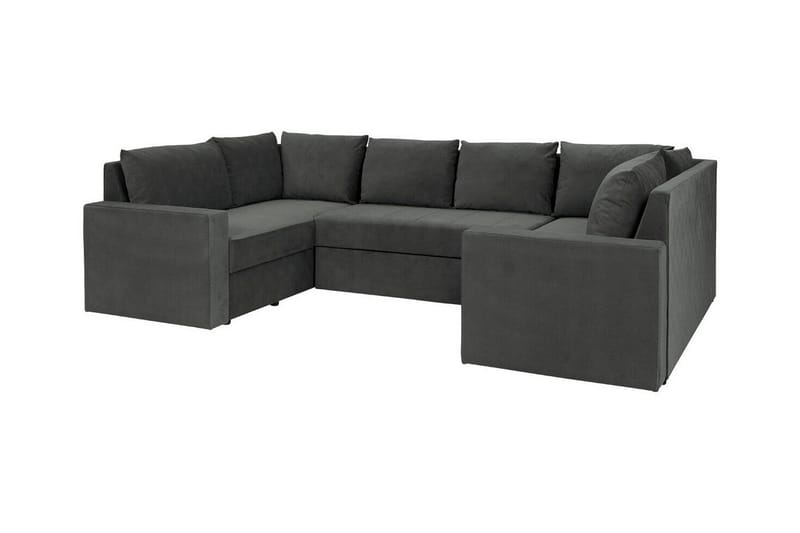 Staffin 4-sits Hörnbäddsoffa Dark grey