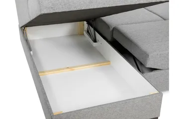 Taberk Bäddsoffa med Divan och Schäslong 5-sits - Grön - Products - Möbler - Soffa - Bäddsoffa - Bäddsoffa divan