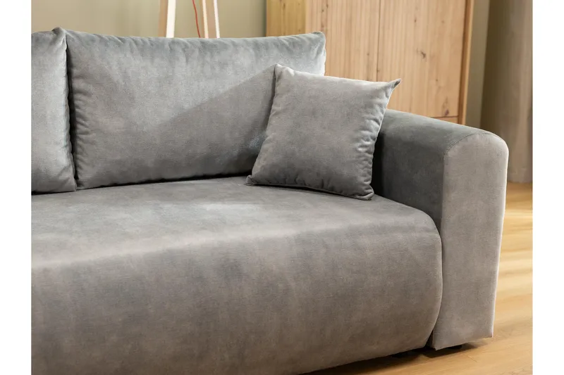 Tacon Bäddsoffa m. Divan 3-sits - Grå/Beige - Products - Möbler - Soffa - Bäddsoffa - Bäddsoffa divan