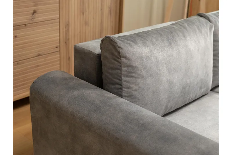 Tacon Bäddsoffa m. Divan 3-sits - Rosa - Products - Möbler - Soffa - Bäddsoffa - Bäddsoffa divan