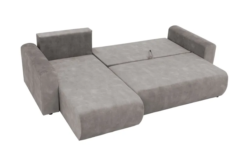 Tacon Bäddsoffa m. Divan 3-sits - Vit/Svart - Products - Möbler - Soffa - Bäddsoffa - Bäddsoffa divan