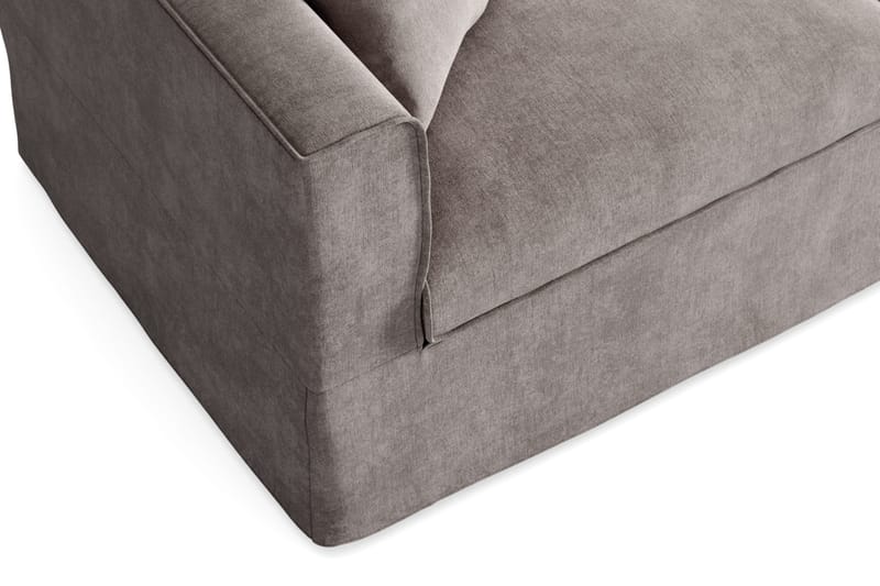 Travstad 3-sits Bäddsoffa med HVILA Bäddmadrass 140x200 cm Memoryskum med Tvättbar klädsel - Grå/Vit - Products - Möbler - Soffa - Bäddsoffa - 3 sits bäddsoffa