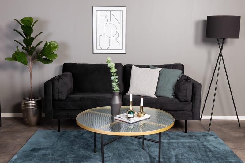 Boom 3-sits Soffa - Svart - Products - Möbler - Soffa - 3 sits soffa