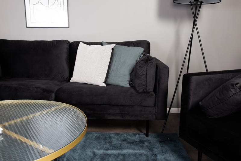 Boom 3-sits Soffa - Svart - Products - Möbler - Soffa - 3 sits soffa