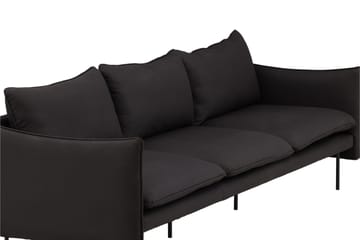 Brunskär Soffa 3-sits Svart - Vind - Products - Möbler - Soffa - 3 sits soffa