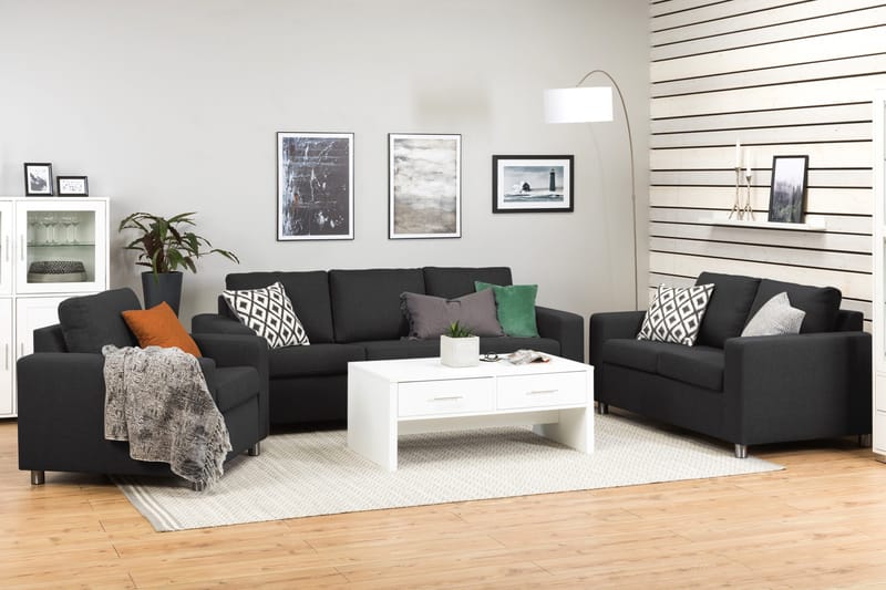 Crazy 2-sits Tygsoffa - Antracit - Products - Möbler - Soffa - 2 sits soffa