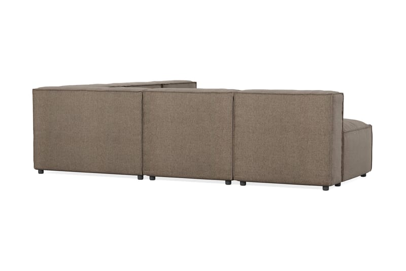 Cubo 5-sits L-formad Djup Modulhörnsoffa i Tyg - Grå - Products - Möbler - Soffa - Hörnsoffa