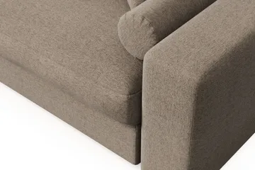 Arken Lyx 3-sits Vändbar L-formad Djup Divansoffa i Tyg - Brun - Products - Möbler - Soffa - Divansoffa & schäslongsoffa - 3 sits soffa med divan