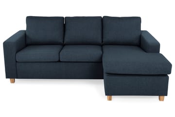 Crazy 3-sits Vändbar L-formad Divansoffa i Tyg