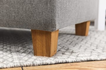 Crazy 4-sits Vändbar L-formad Divansoffa i Tyg - Grå - Products - Möbler - Soffa - Divansoffa & schäslongsoffa - 4 sits soffa med divan