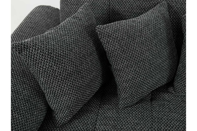 Dynir Soffa med Divan och Schäslong 4-sits - Svart/Grå - Products - Möbler - Soffa - Divansoffa & schäslongsoffa - 4 sits soffa med divan