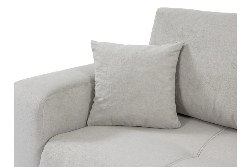 Flo Bäddsoffa med Divan 3-sits - Grå - Products - Möbler - Soffa - Divansoffa & schäslongsoffa - 3 sits soffa med divan