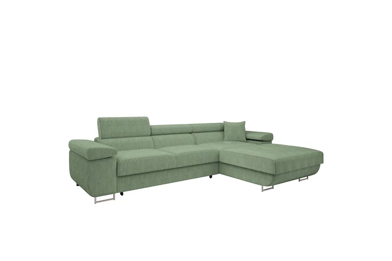 Gabina Soffa med Divan 3-sits, Grön