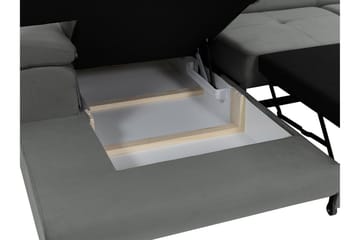 Gabina Soffa med Divan 3-sits - Grön - Products - Möbler - Soffa - Divansoffa & schäslongsoffa - 3 sits soffa med divan