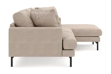 Menard 3-sits Högervänd L-formad Divansoffa i Tyg - Beige - Products - Möbler - Soffa - Divansoffa & schäslongsoffa - 4 sits soffa med divan