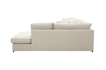 Rossita Lyx 4-sits Extra djup Soffa med Schäslong Höger - Beige Tyg - Products - Möbler - Soffa - Divansoffa & schäslongsoffa - 4 sits soffa med divan