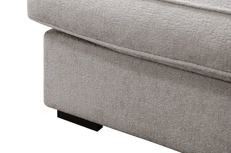 Rossita Lyx 4-sits Högervänd L-formad Extra Djup Schäslongsoffa i Chenille - Grå/Brun Chenille - Products - Möbler - Soffa - Divansoffa & schäslongsoffa - 4 sits soffa med divan