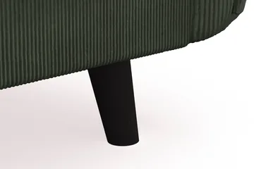 Trend Lyx 3-sits Högervänd L-formad Divansoffa i Manchester - Mörkgrön - Products - Möbler - Soffa - Divansoffa & schäslongsoffa - 4 sits soffa med divan