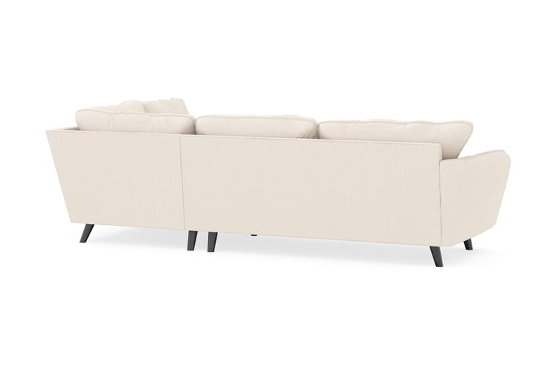 Trend Lyx 4-sits Högervänd L-formad Schäslongsoffa i Manchester - Beige - Products - Möbler - Soffa - Divansoffa & schäslongsoffa - 4 sits soffa med divan