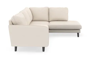 Trend Lyx 4-sits Högervänd L-formad Schäslongsoffa i Manchester - Beige - Products - Möbler - Soffa - Divansoffa & schäslongsoffa - 4 sits soffa med divan
