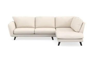 Trend Lyx 4-sits Högervänd L-formad Schäslongsoffa i Manchester - Beige - Products - Möbler - Soffa - Divansoffa & schäslongsoffa - 4 sits soffa med divan