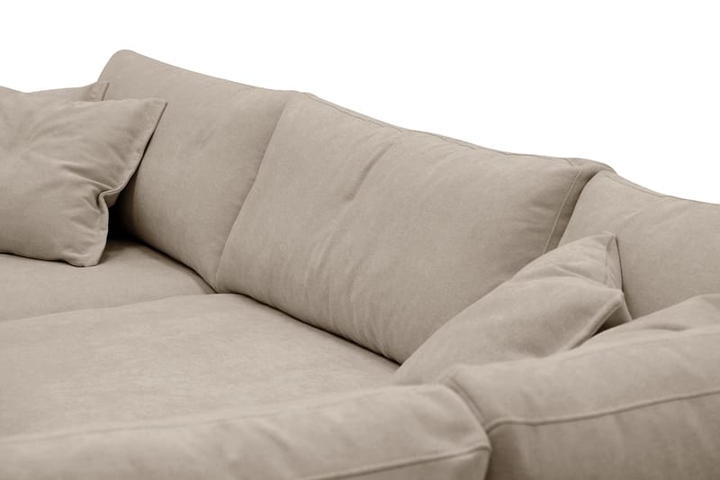 Valencia Extra Djup 4-sits Soffa med Schäslong Höger - Brun - Products - Möbler - Soffa - Divansoffa & schäslongsoffa - 4 sits soffa med divan