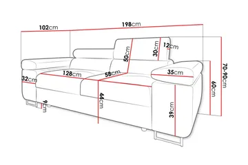 Gabina Soffa 2-sits - Beige - Products - Möbler - Soffa - 2 sits soffa