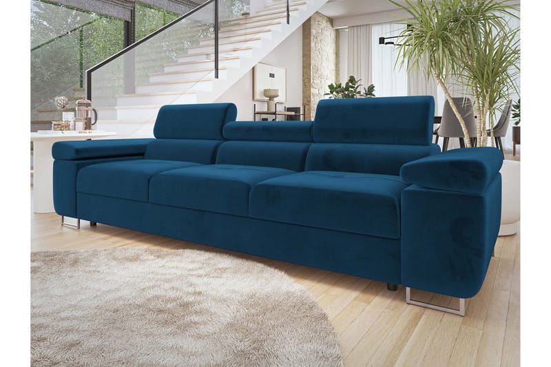 Gabina Soffa 3-sits - Blå - Products - Möbler - Soffa - 3 sits soffa