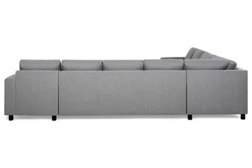 Crazy 7-sits Högervänd U-formad XX-Large Hörnsoffa med divan i Tyg - Grå - Products - Möbler - Soffa - Hörnsoffa - Hörnsoffa med divan