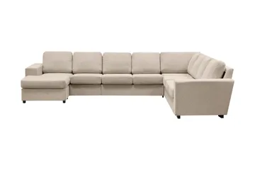 Nebraska Hörnsoffa med Divan Vändbar - Beige - Products - Möbler - Soffa - Hörnsoffa